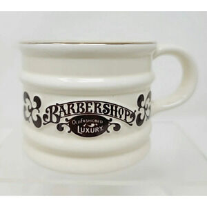 Franklin Toiletry Company Old Fashioned Barber Shop Shaving Mug